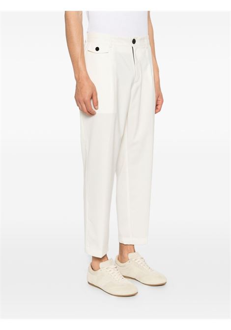 White wool-blend trousers PMDS | P6014/656-TATHO0000