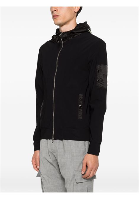 Black stretch Lycra jacket PMDS | SW743/568-SIPHO FLEECE0020