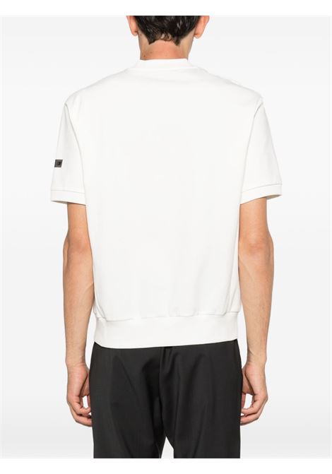 White Oversized Terry Cotton T-Shirt PMDS | SW748/773R-BRANDING ROUND0010