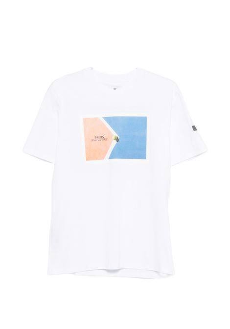 White cotton jersey T-shirt PMDS | TS311-POINTVU