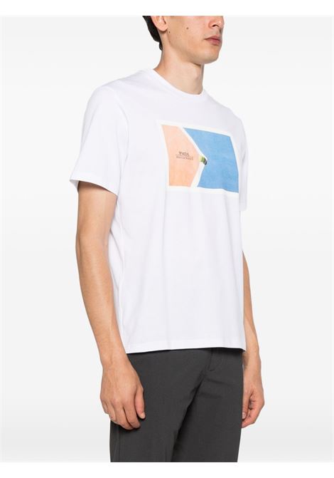 White cotton jersey T-shirt PMDS | TS311-POINTVU