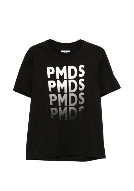 Black cotton jersey T-shirt PMDS | TS329-NKOSI0020