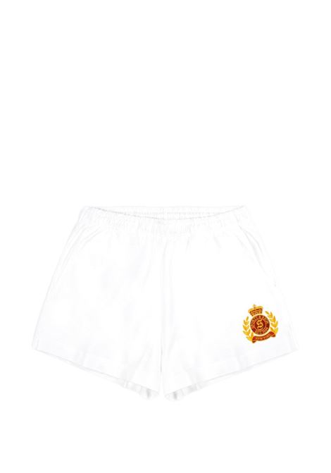 White cotton shorts SPORTY & RICH | SH03762243WH0148
