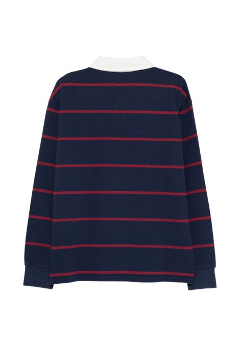 Blue striped polo shirt SPORTY & RICH | TO09562300BL1343980