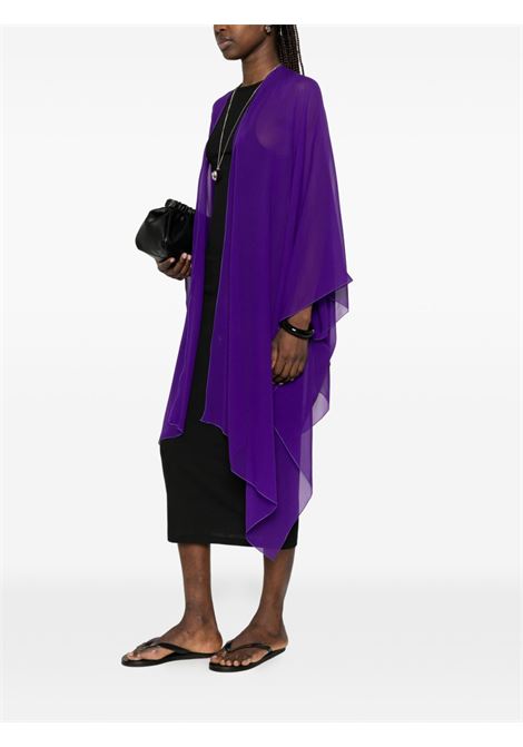 Purple georgette duster coat STEPHAN JANSON | 89106COQ-AD10309