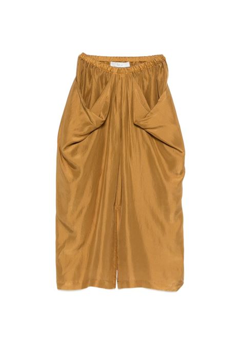 Gonna seta senape TELA | UTOPIA-110087-01436E160