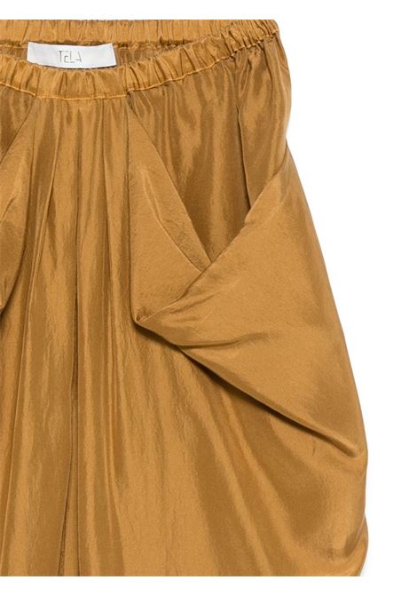 Gonna seta senape TELA | UTOPIA-110087-01436E160