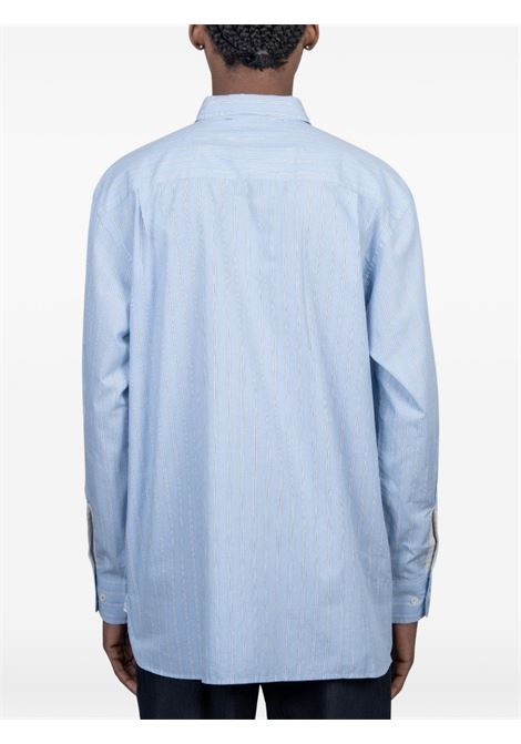 Light blue oversized striped shirt UNIVERSAL WORKS | 34555BLUE