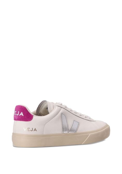 Campo Leather Sneakers White/Pink VEJA | CP0520788AWHITE_SILVER_ULTRAVIOLET