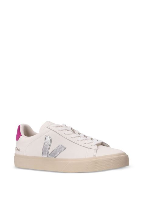 Campo Leather Sneakers White/Pink VEJA | CP0520788AWHITE_SILVER_ULTRAVIOLET