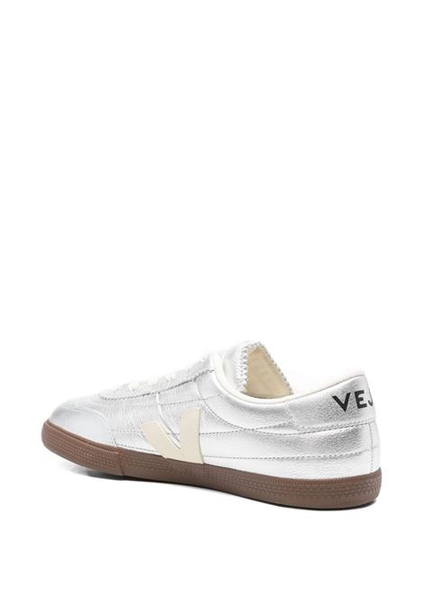 Panenka silver leather sneakers VEJA | FU2020893ASILVER_PIERRE_BARK