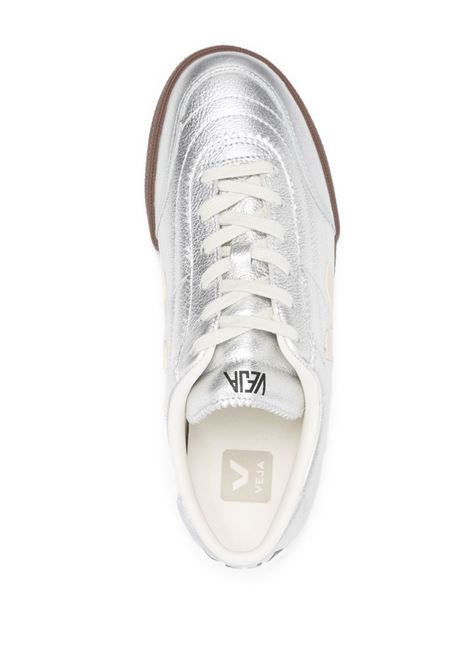 Panenka silver leather sneakers VEJA | FU2020893ASILVER_PIERRE_BARK