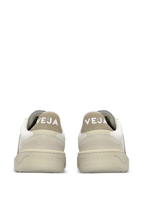 V-90 sneakers in white and taupe leather VEJA | VD2020909AWHITE_TAUPE