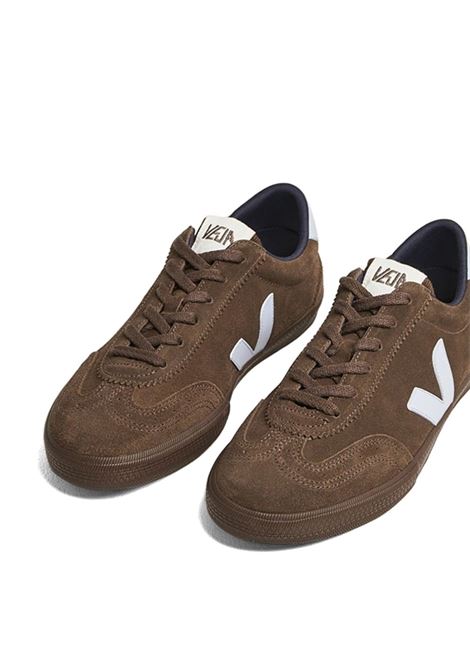Brown suede volleyball sneakers VEJA | VO0320888AEAGLE_SWAN_EAGLE
