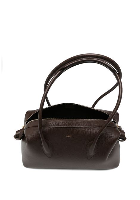 Borsa Brioche Duffle in pelle caffe YUZEFI | BRIOCHE DUFFLE-YUZPF25-HB-BDL038