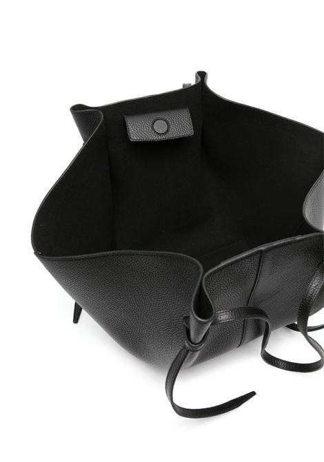 Borsa Large Mochi in pelle nera YUZEFI | LARGE MOCHI-YUZCO-HB-LML034