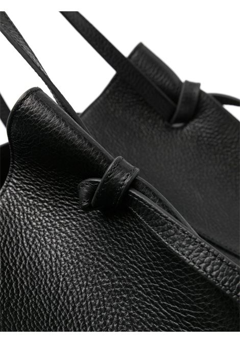 Borsa Large Mochi in pelle nera YUZEFI | LARGE MOCHI-YUZCO-HB-LML034