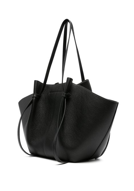 Borsa Large Mochi in pelle nera YUZEFI | LARGE MOCHI-YUZCO-HB-LML034