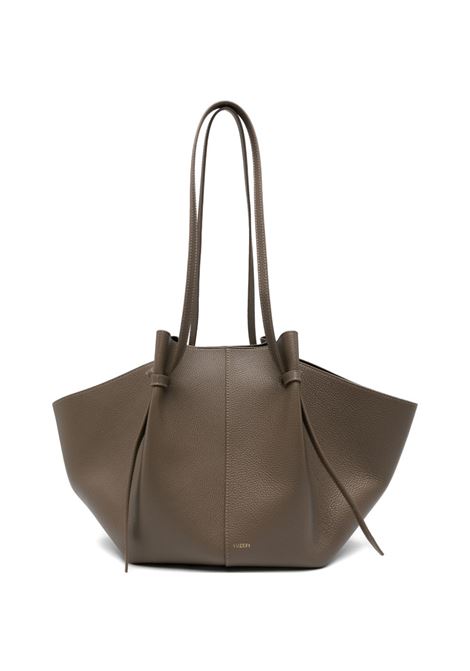 Borsa Large Mochi in pelle tortora YUZEFI | LARGE MOCHI-YUZSS25-HB-LML052