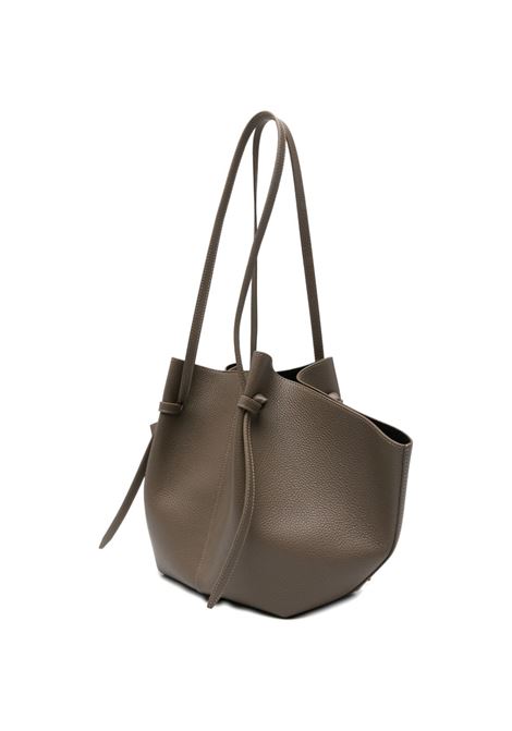 Borsa Large Mochi in pelle tortora YUZEFI | LARGE MOCHI-YUZSS25-HB-LML052