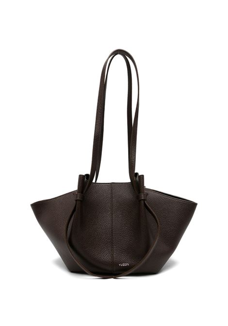 Borsa Mochi in pelle caffe YUZEFI | MOCHI-YUZCO-HB-MOL038