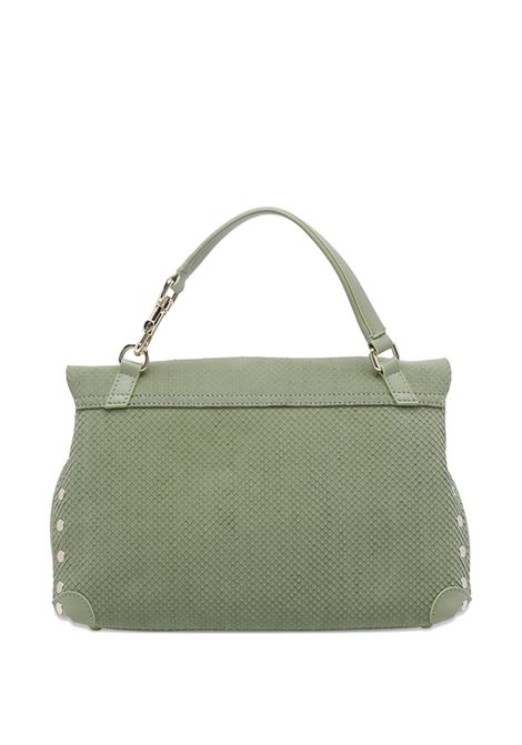 Borsa Postina S Amoretto in pelle verde rettile ZANELLATO | 068000-2200000 SZ0484
