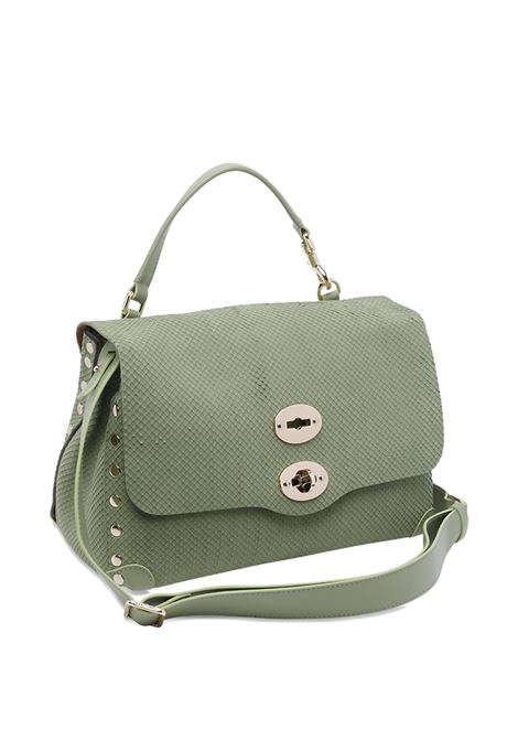 Borsa Postina S Amoretto in pelle verde rettile ZANELLATO | 068000-2200000 SZ0484
