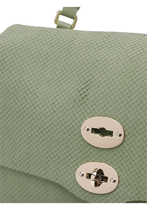 Borsa Postina S Amoretto in pelle verde rettile ZANELLATO | 068000-2200000 SZ0484
