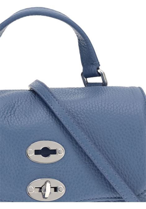 ?Postina BABY? bag in blue hammered calfskin leather ZANELLATO | 068010-0040000 BABYZ0577