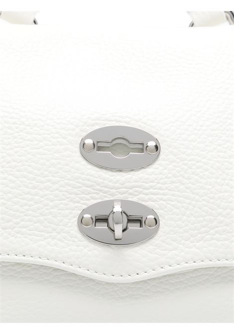 ?Postina BABY? bag in white hammered calfskin leather ZANELLATO | 068010-0040000 BABYZ1190
