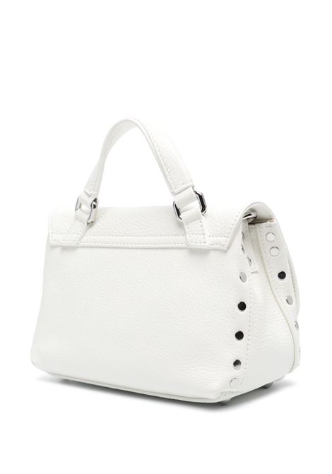 ?Postina BABY? bag in white hammered calfskin leather ZANELLATO | 068010-0040000 BABYZ1190