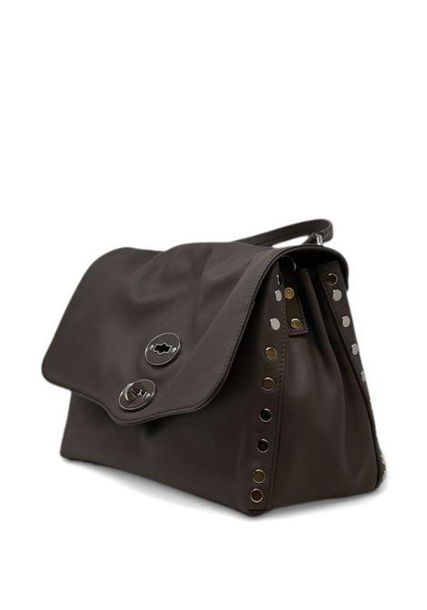 ?Postina S Saeta? bag in chocolate-brown leather ZANELLATO | 068010-1910000 SZ1154