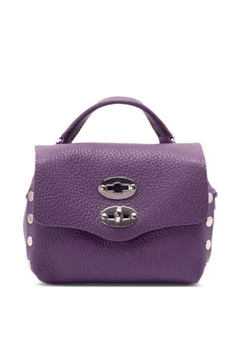 Purple leather ?Postina Super Baby? bag ZANELLATO | 068450-0720000 SBABYZ0741