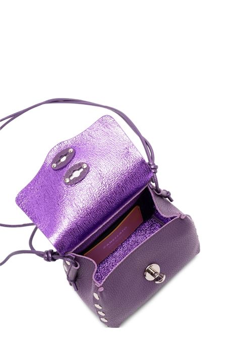 Purple leather ?Postina Super Baby? bag ZANELLATO | 068450-0720000 SBABYZ0741