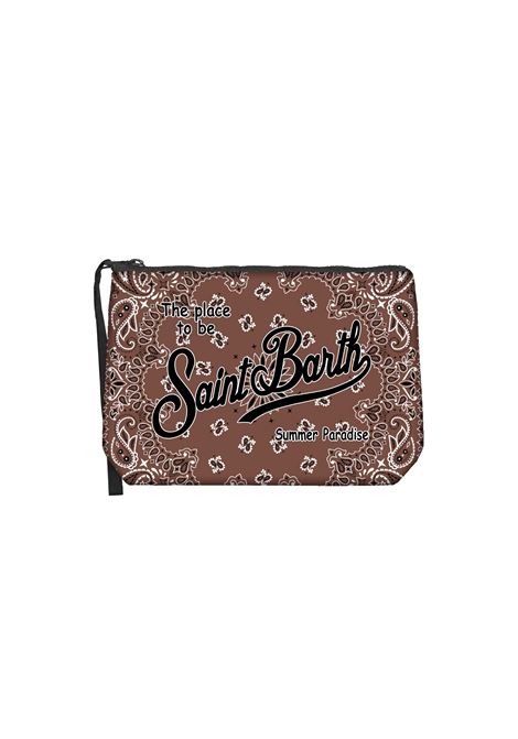 Pouch Aline Bandana marrone MC2 | ALINE-BANDANNA ROUND18