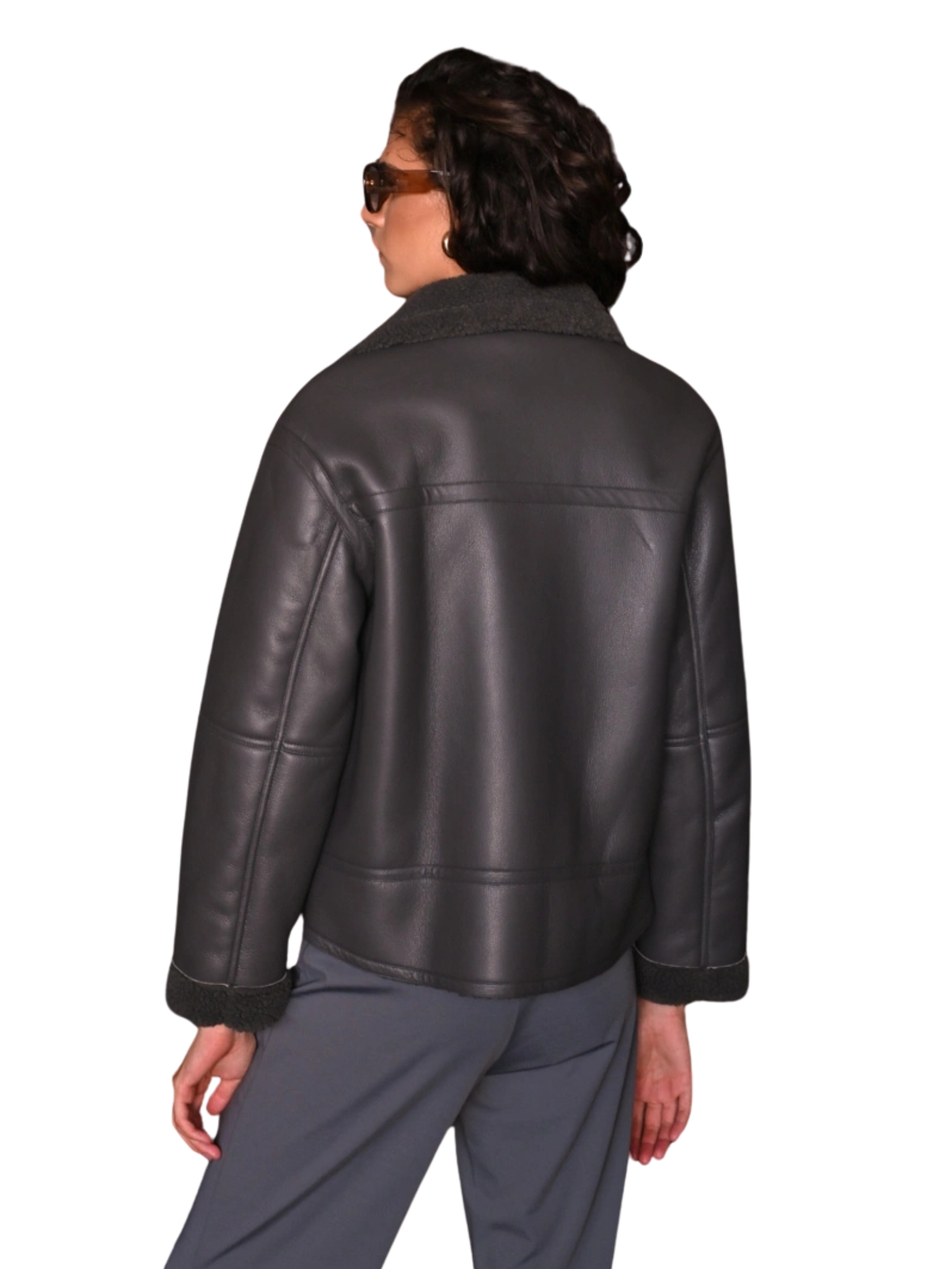 Outerwear Giacca Ecopelle Gialla Giacca Ecopelle Gialla 2025