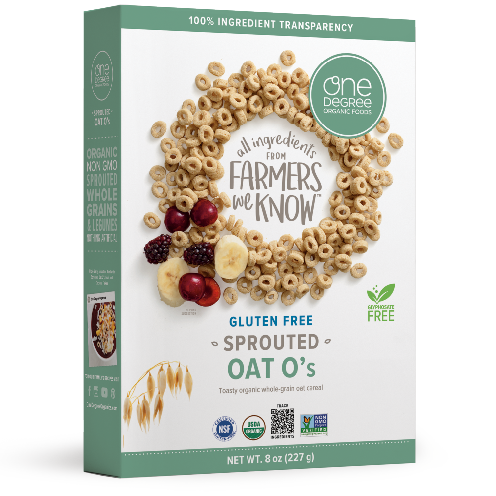 Sprouted Oat O's One Degree Organics