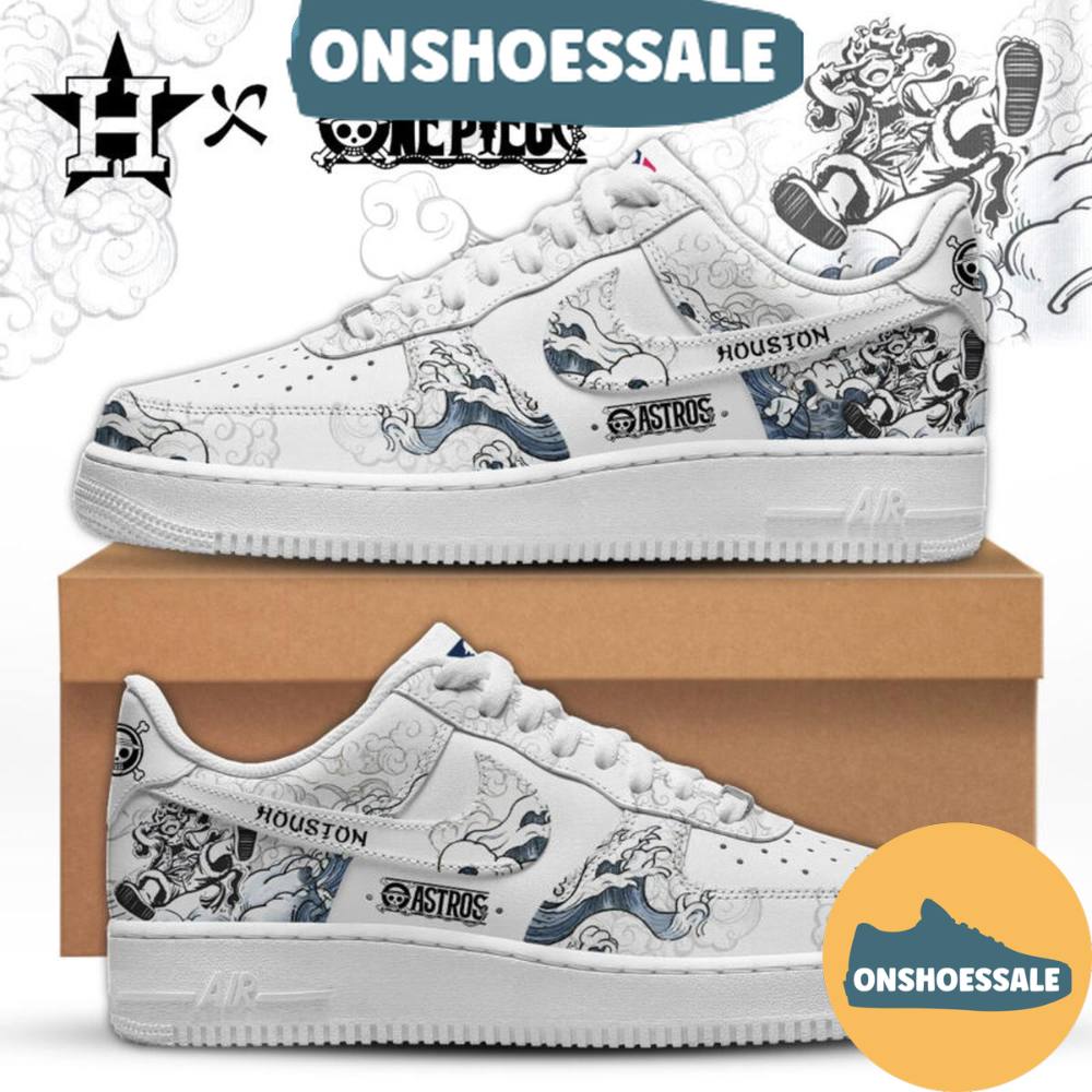 Houston Astros x One Piece Gear 5 Air Force 1 Shoes 1