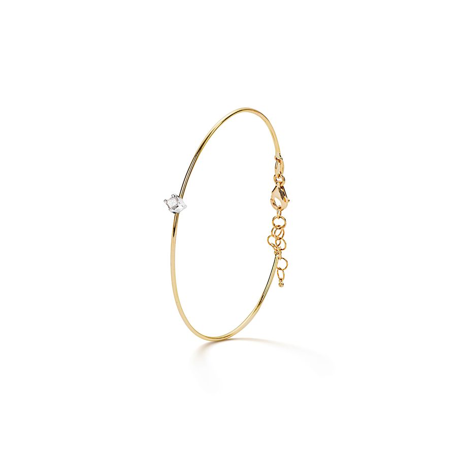Bracciale 'Balance' in oro giallo con princess