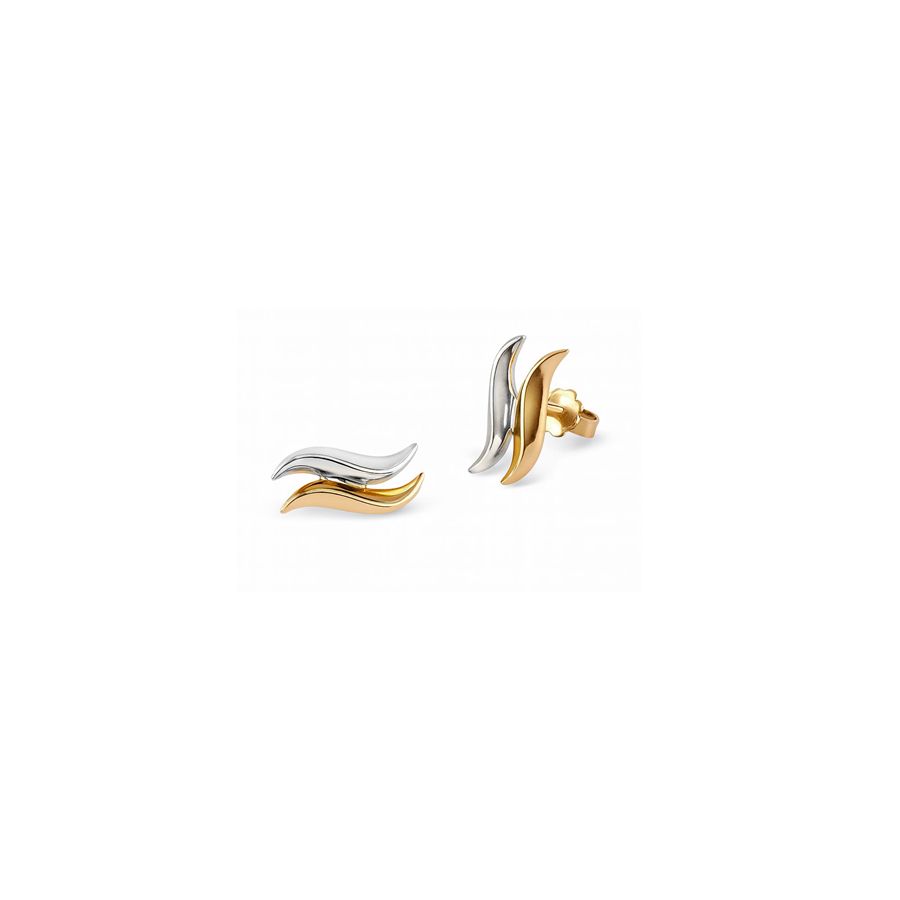 Orecchini small bicolore FLAME | OR2 SMALLBIC