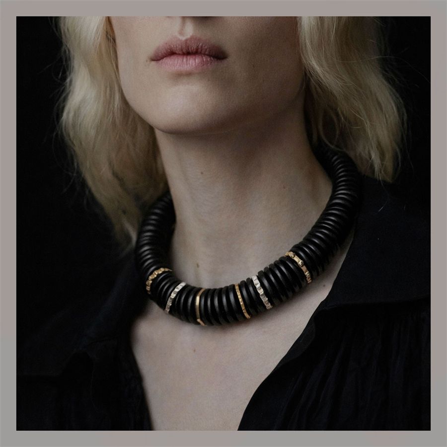 Collana ebano NEON | CL1 FTRIBAL EBANO