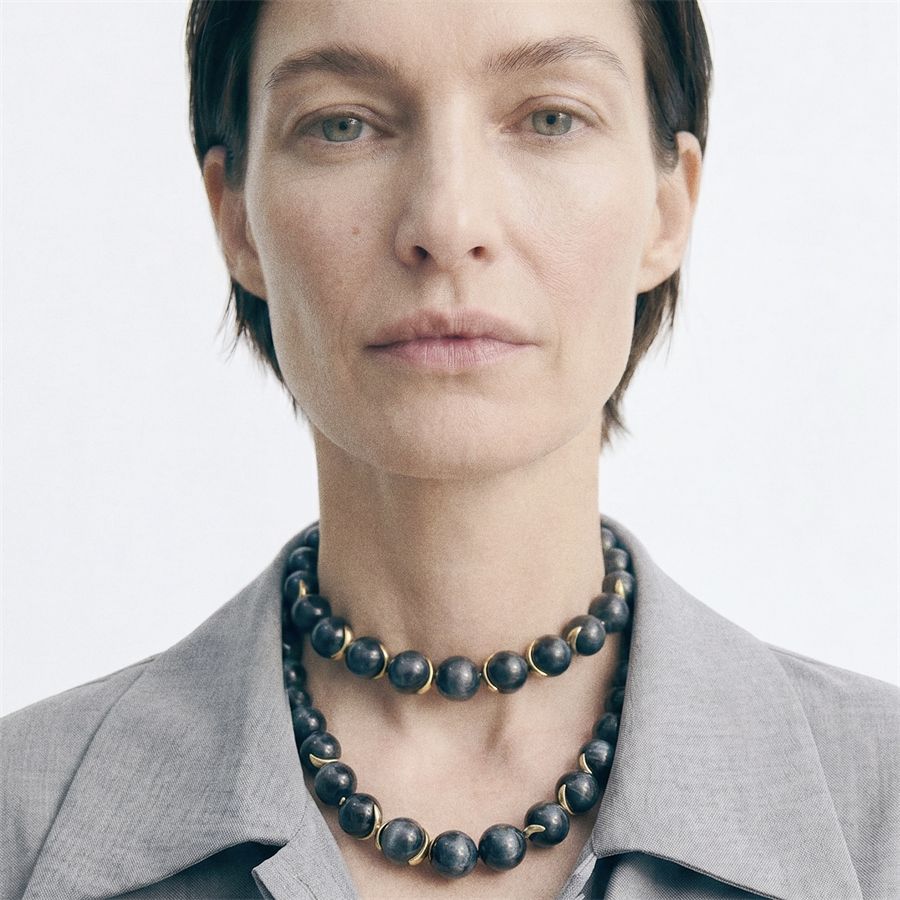 Collana occhio di tigre blu Totem | CLODT BLU