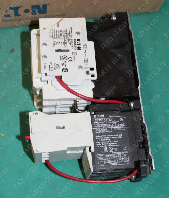 Eaton AN19GN0A5E045 Size 2 120V Motor Starter – 9-45A Overload Relay, New In Box USA