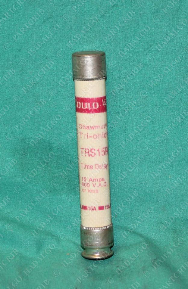 Matching Set Of (3) SHAWMUT TRS15R 15A 600V TD RK5 Fuses - 15R600RK5 Compatible