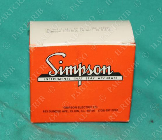 Simpson, M135-1-0-14-1, DC Voltage Voltmeter volt Digital Display Panel Guage Gage Indicator 5V