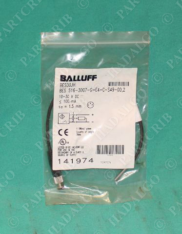 Balluff, BES00JH, BES 516-3007-G-E4-C-S49-00-2,141974,  Inductive Sensor Switch