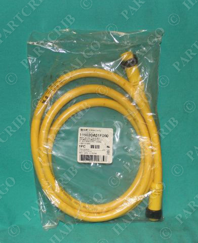 Woodhead, 115020A01F060,5P M/F ST/ST 6' Cordset Cable