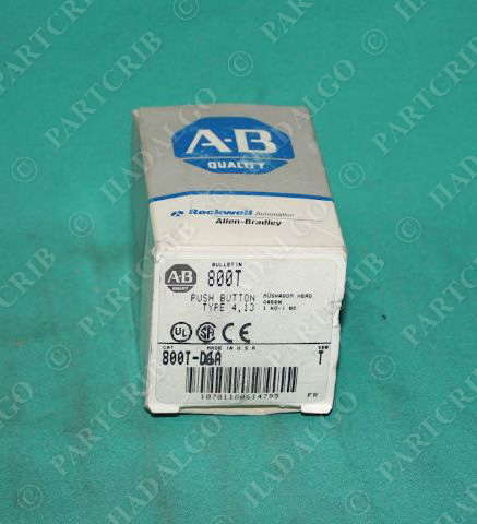 Allen Bradley, 800T-D6A, Push Button Mushroom Head Red Emergency Stop Switch