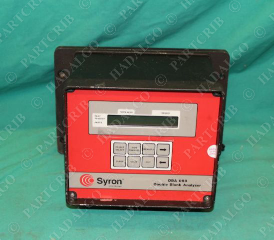 Syron, DBA090, Double Blank Analyzer 24VDC Repaired