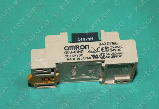 Omron, G6B4BND, G6B-4BND, G6B-1114P, Relay base 24vdc